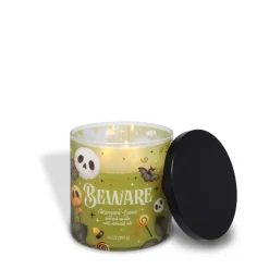 Beware: Graveyard Leaves Scented Halloween Candle (14 oz)