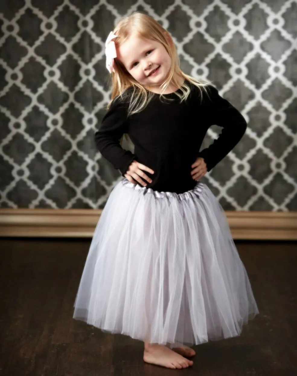 Big Girls Tutu 3-Layer Ballerina Royal Blue