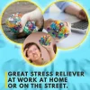 Big Mo's Toys Mesh Balls - Squishy Fidget Balls Stress Reliever For Adults - 12 Pack