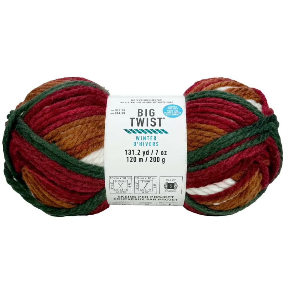 Big Twist® Winter Bulky Stripes Yarn