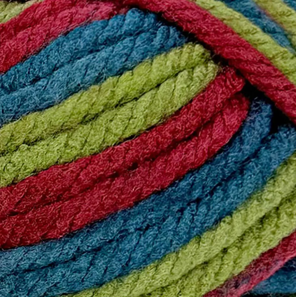 Big Twist® Winter Super Bulky Stripes & Sparkles Yarn