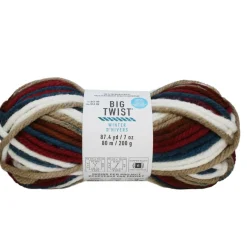 Big Twist® Winter Super Bulky Stripes & Sparkles Yarn