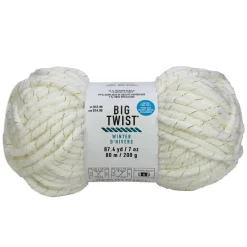 Big Twist® Winter Super Bulky Stripes & Sparkles Yarn