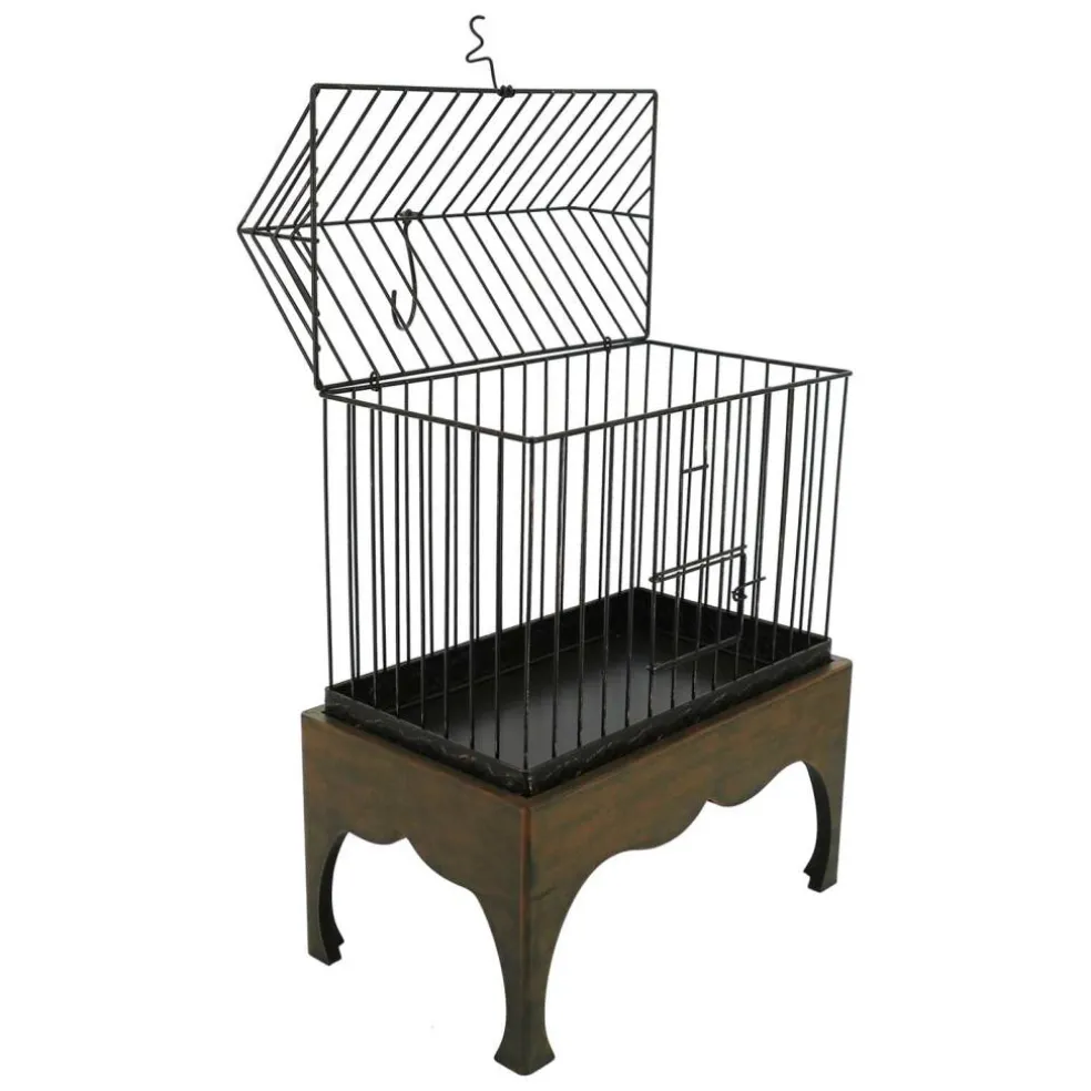 21" Bird Cage Tabletop Décor on Footed Stand by Ashland®