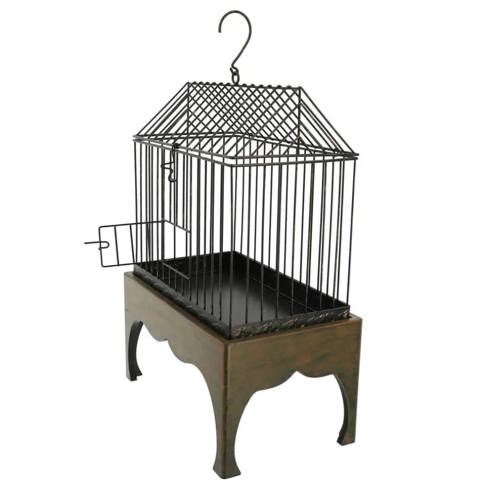 21" Bird Cage Tabletop Décor on Footed Stand by Ashland®