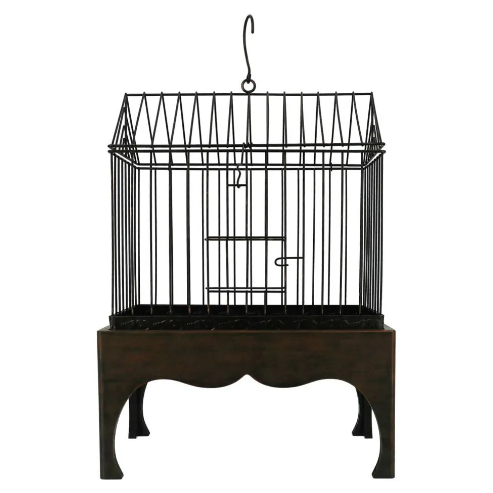 21" Bird Cage Tabletop Décor on Footed Stand by Ashland®