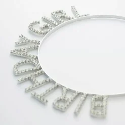 Birthday Girl Rhinestone Headband Party Tiara Crown (Birthday Girl Silver)
