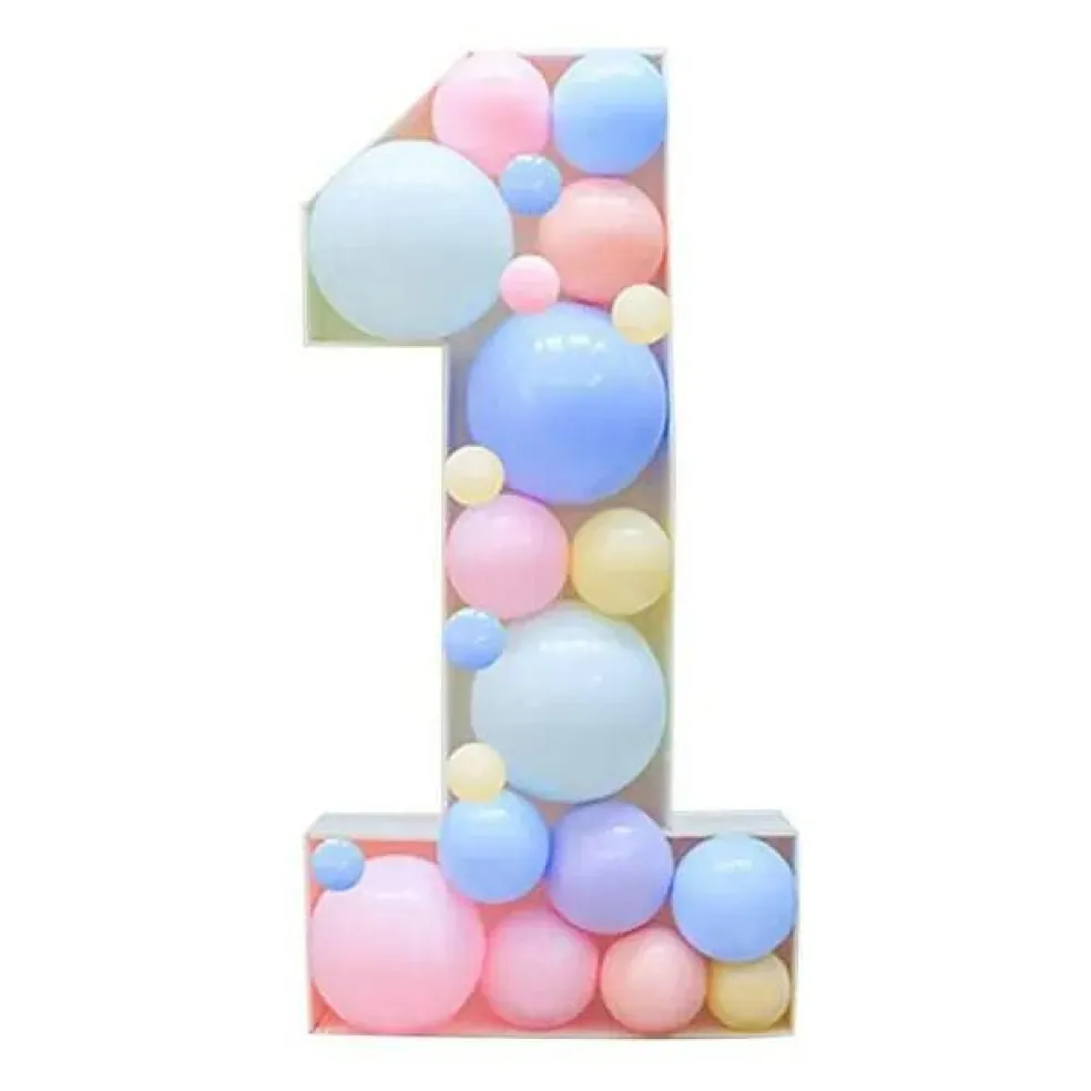 Birthday Number Figure Balloon Filling Box F07M2-21-1