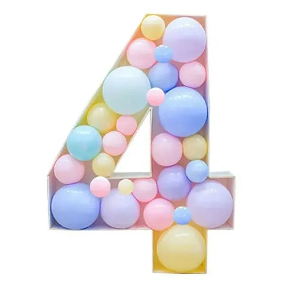 Birthday Number Figure Balloon Filling Box F07M2-21-4