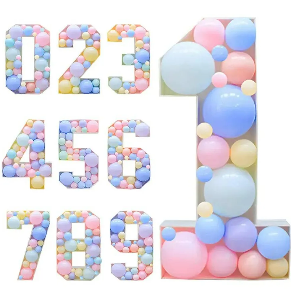 Birthday Number Figure Balloon Filling Box F07M2-21-4