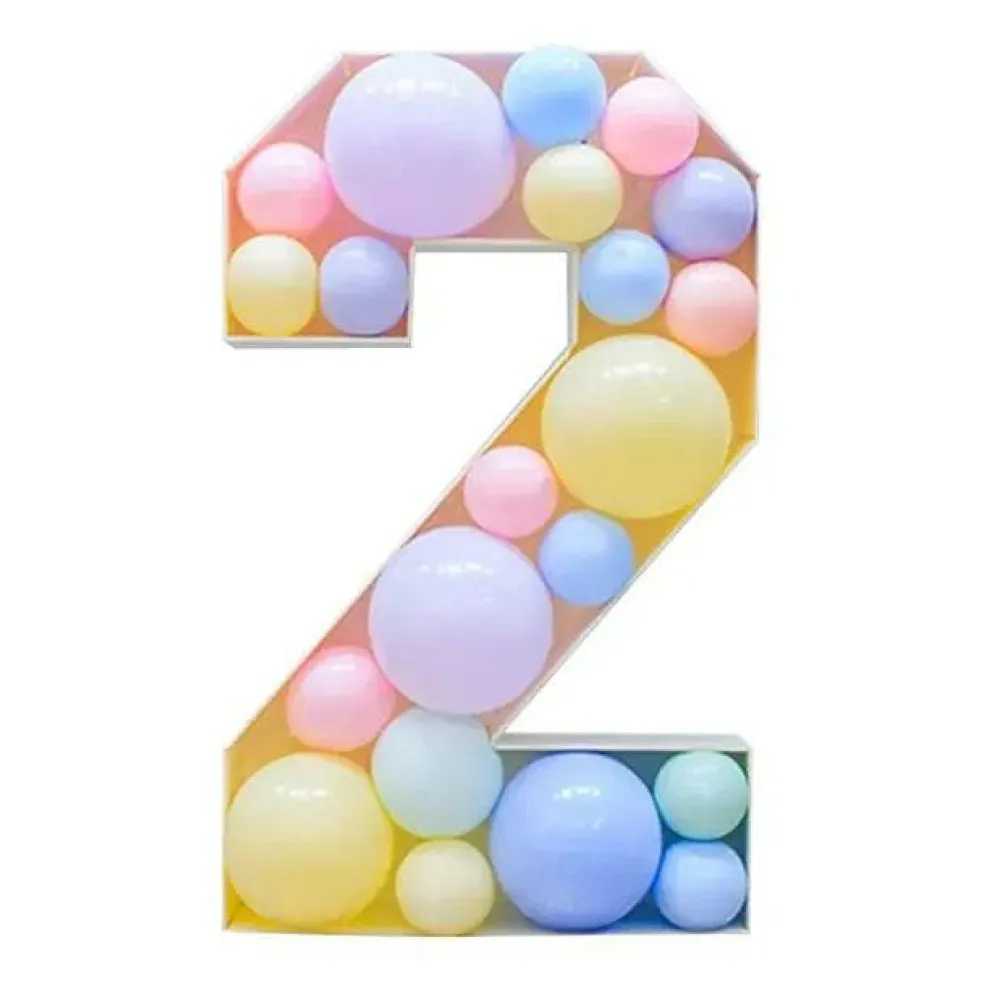 Birthday Number Figure Balloon Filling Box F07M2-21-2