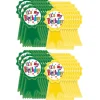 Birthday Ribbons Wear 'Em Badges, 16 Per Pack, 6 Packs