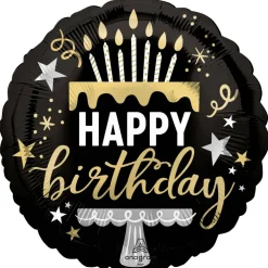 17" Birthday Surprise Cake Foil Balloon