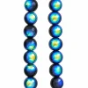 Black Aurora Borealis Round Glass Beads, 10mm by Bead Landing™