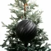 7.8" Black Ball Halloween Ornament by Ashland®