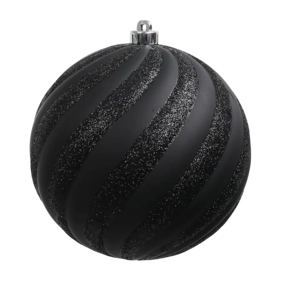 7.8" Black Ball Halloween Ornament by Ashland®