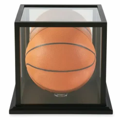 Black Basketball Display Case with Mirror Back by Studio Décor®