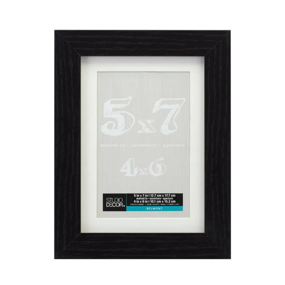 Black Belmont Frame with Mat by Studio Décor®
