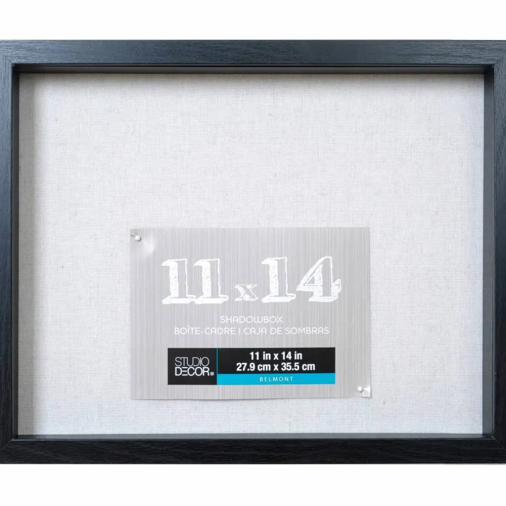 Black Belmont Shadow Box by Studio Décor®