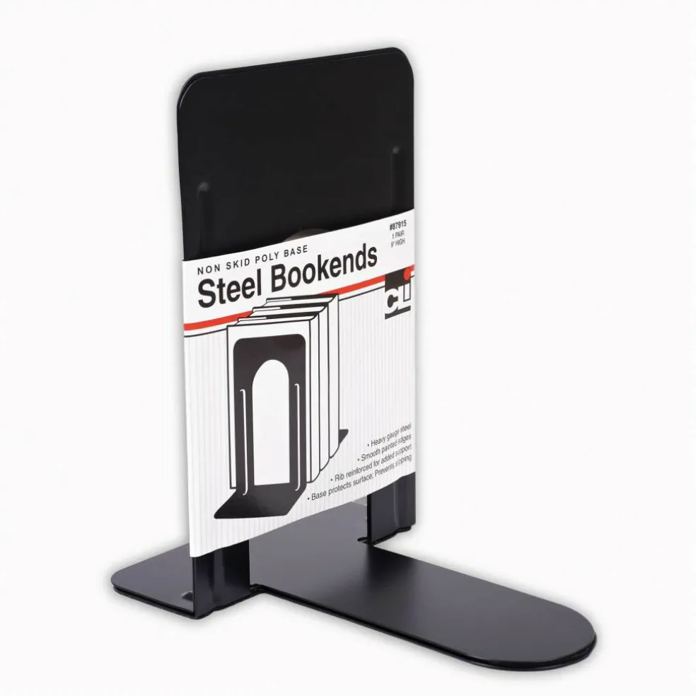 Black Bookends, 3 Sets of 2