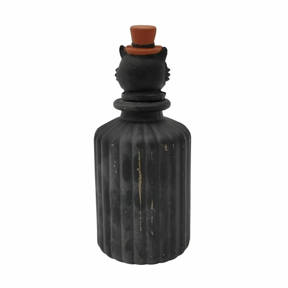5.5" Black Cat Bottle Tabletop Décor by Ashland®