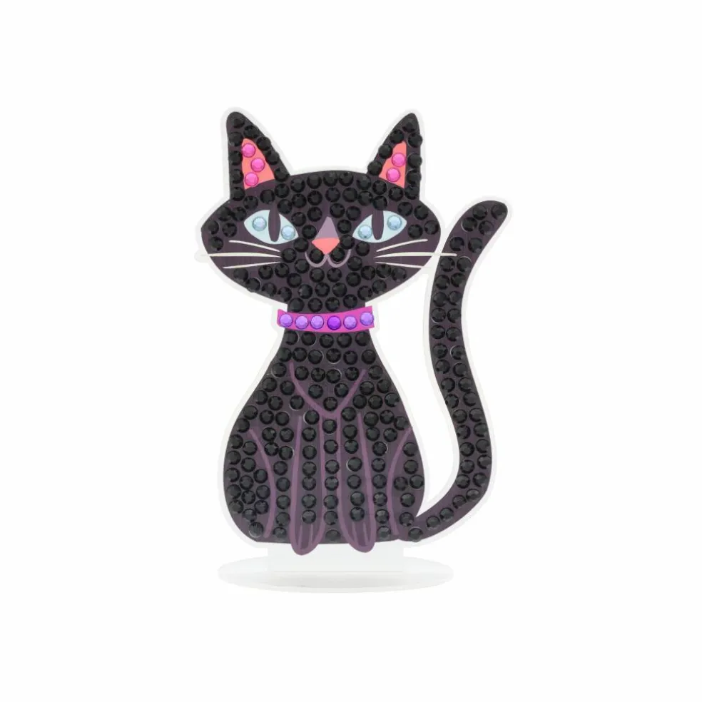 Black Cat Figure Diamond Art Kit by Creatology™