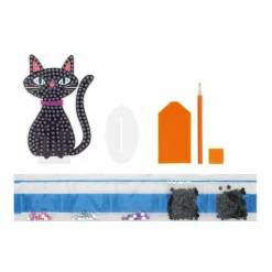 Black Cat Figure Diamond Art Kit by Creatology™