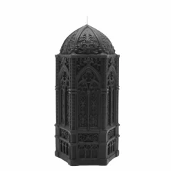 Black Cathedral Unscented Pillar Candle by Ashland®