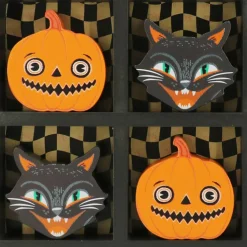 Black Cat & Jack-O'-Lantern Tic-Tac-Toe Tabletop Décor by Ashland®