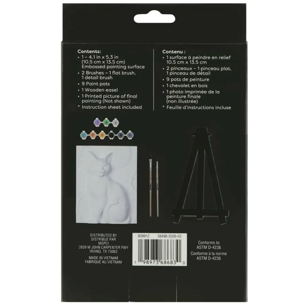 Black Cat Relief Painting Kit by Artist's Loft®