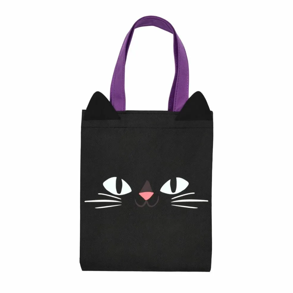 Black Cat Reusable Tote Bag by Creatology™