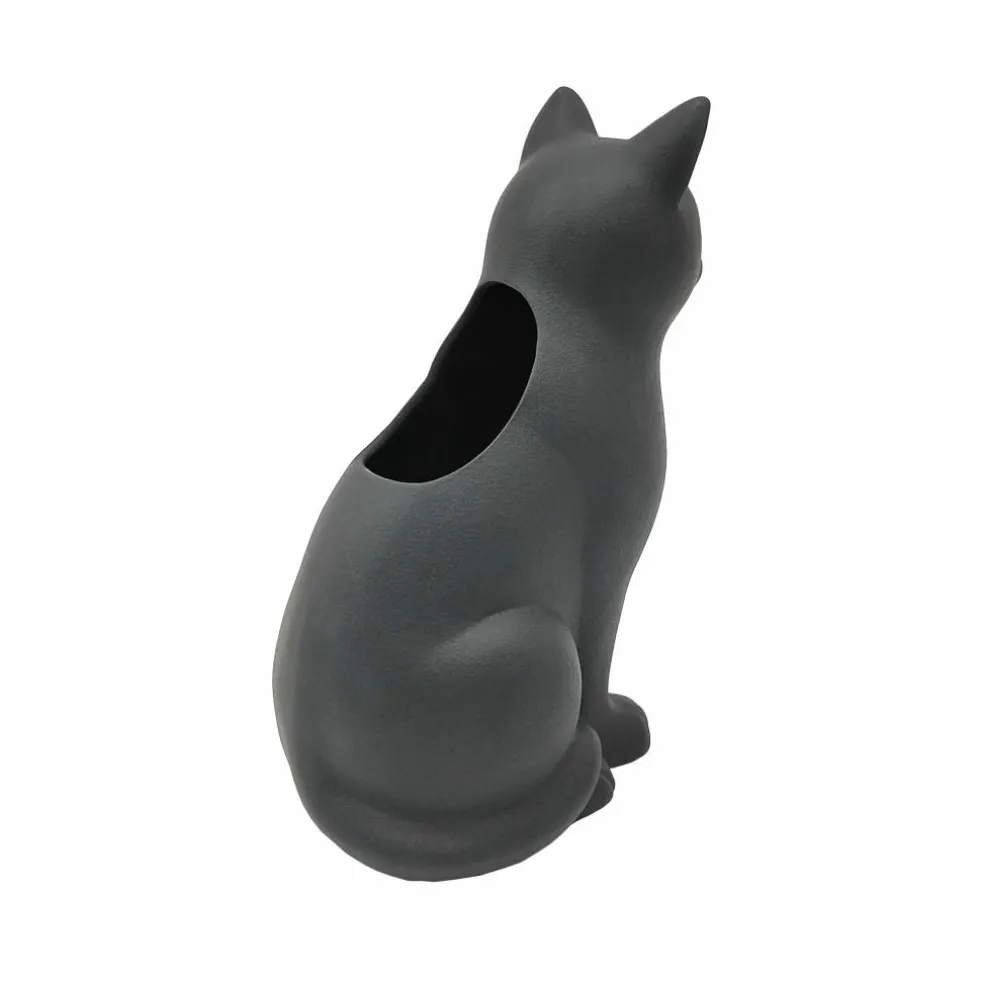 12" Black Cat Vase by Ashland®