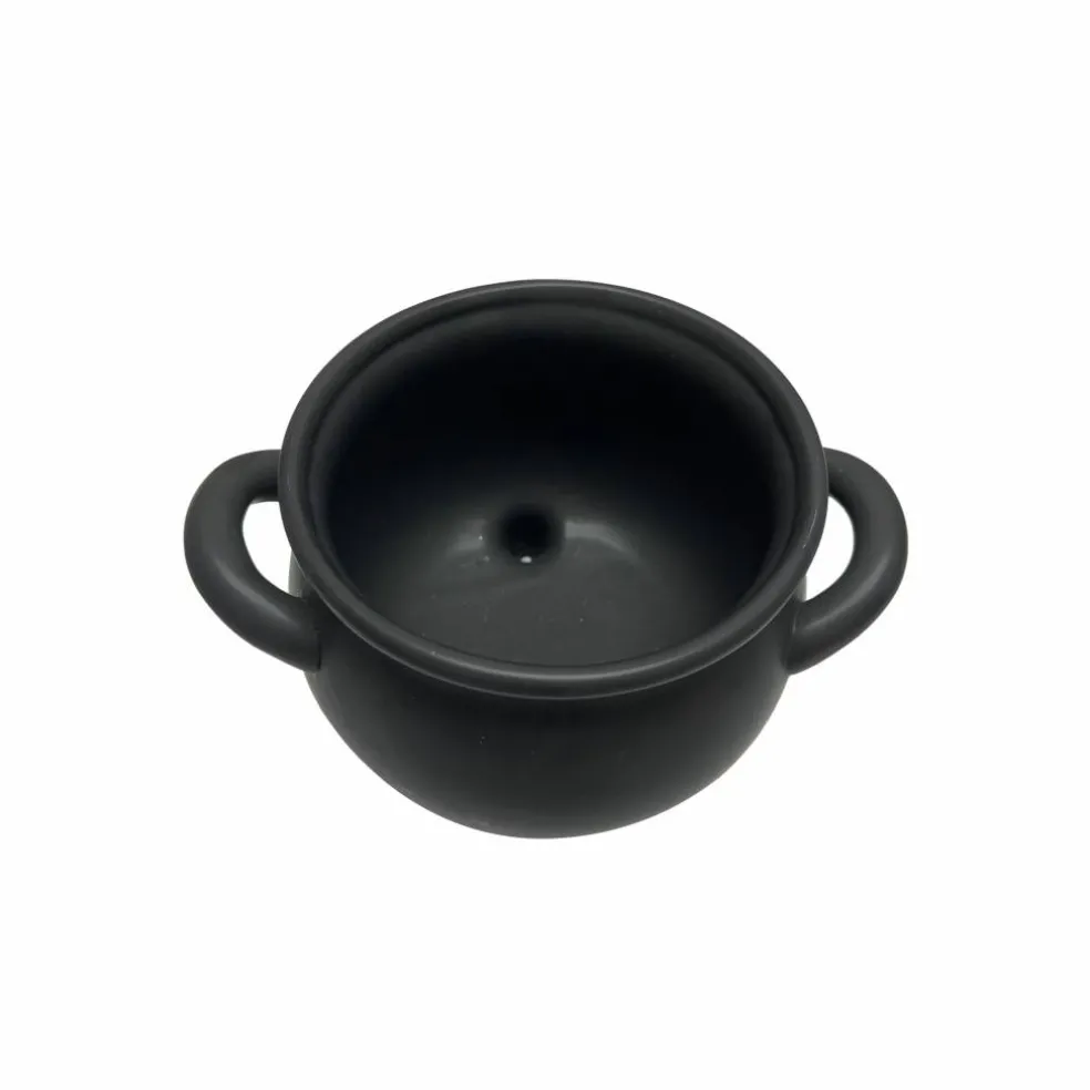 Black Ceramic Cauldron by Ashland®