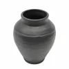 8.5" Black Ceramic Pot by Ashland®
