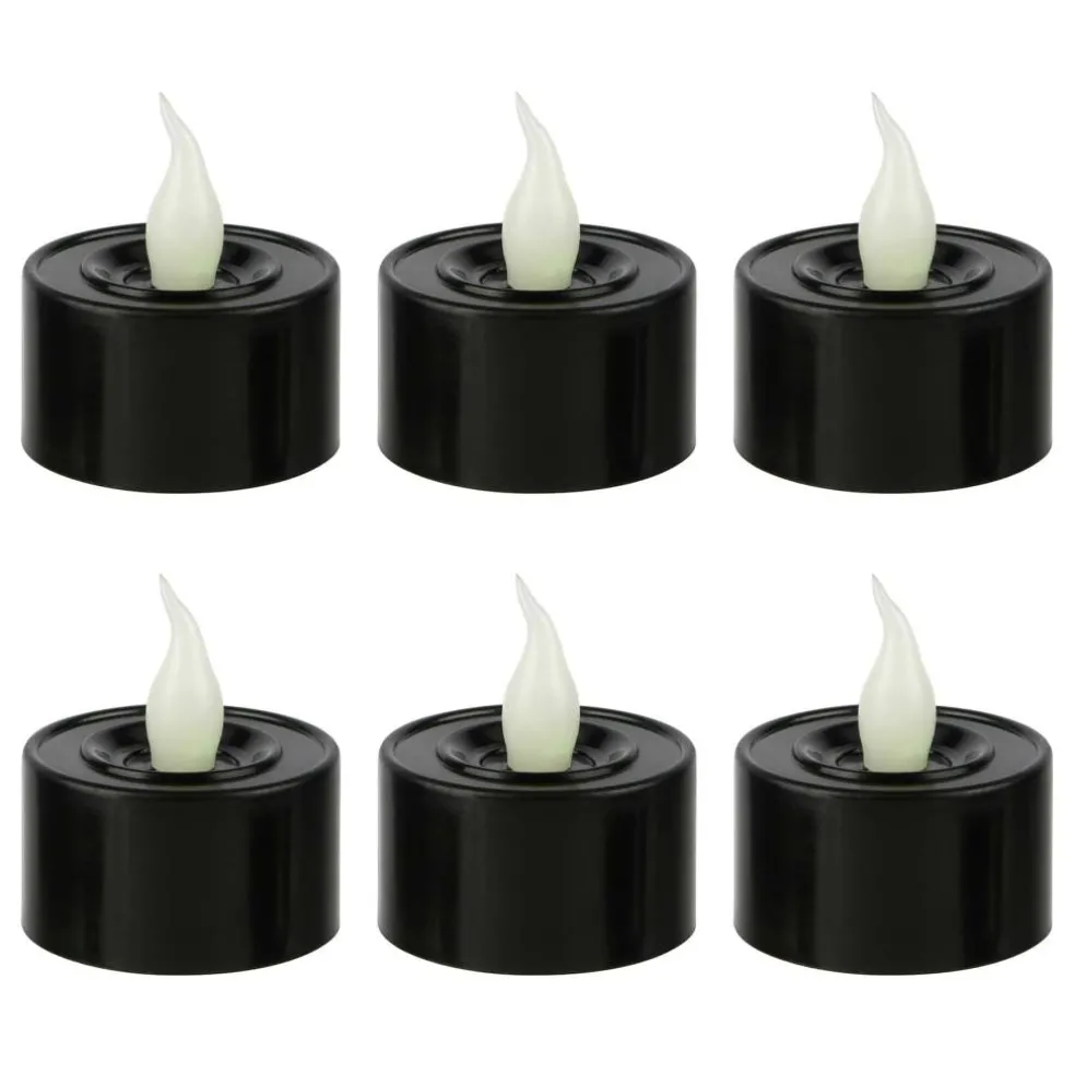 Black Color Changing LED Lighted Tealights, 6ct. by Ashland®