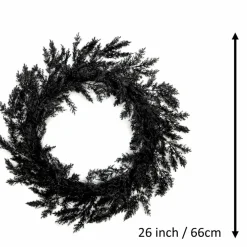 26" Black Cypress Wreath by Ashland®