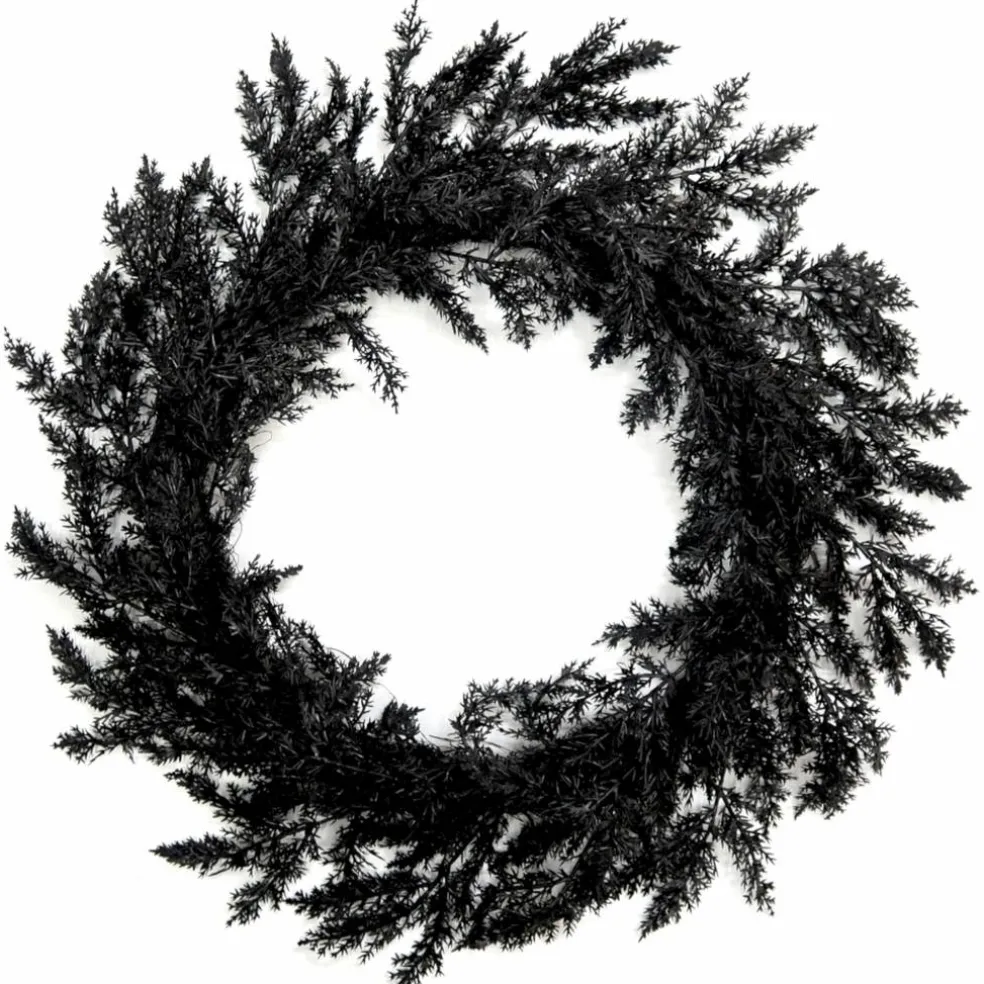26" Black Cypress Wreath by Ashland®