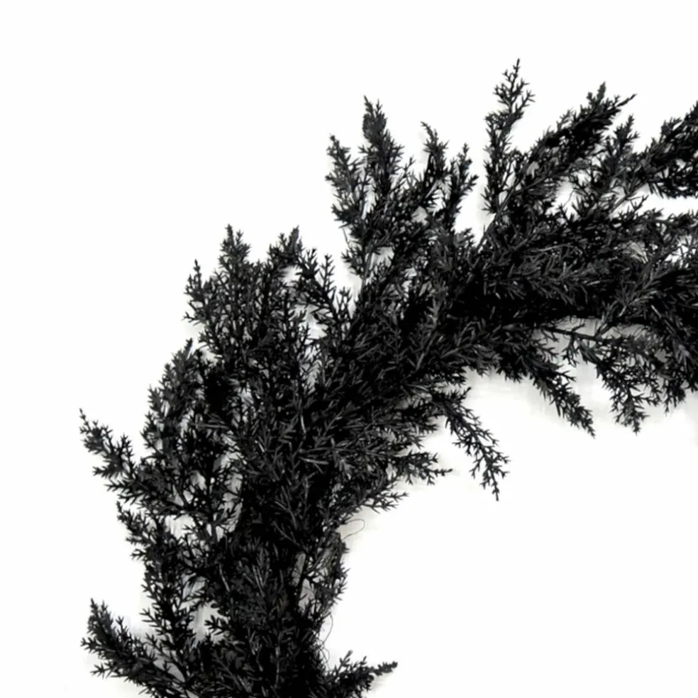 26" Black Cypress Wreath by Ashland®