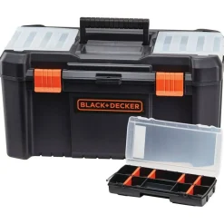 Black & Decker 10-Compartment 16 in. Toolbox and Organizer