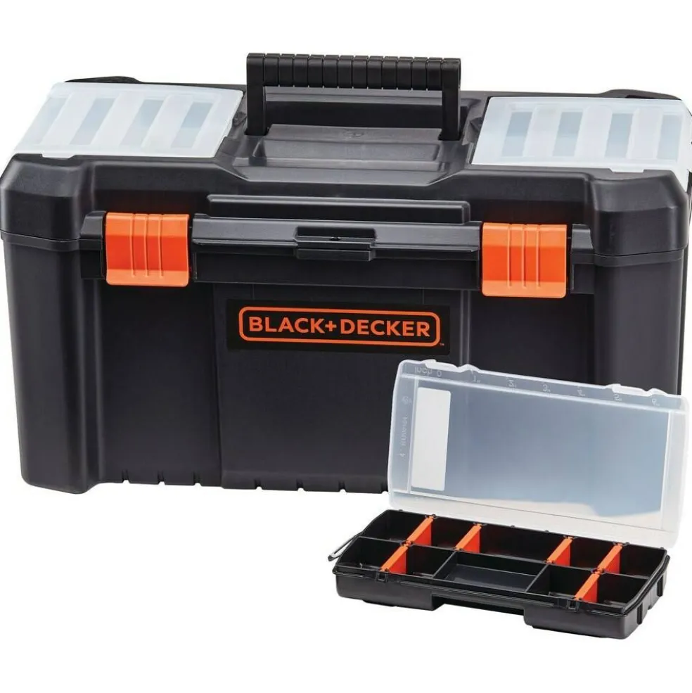 Black & Decker 10-Compartment 16 in. Toolbox and Organizer