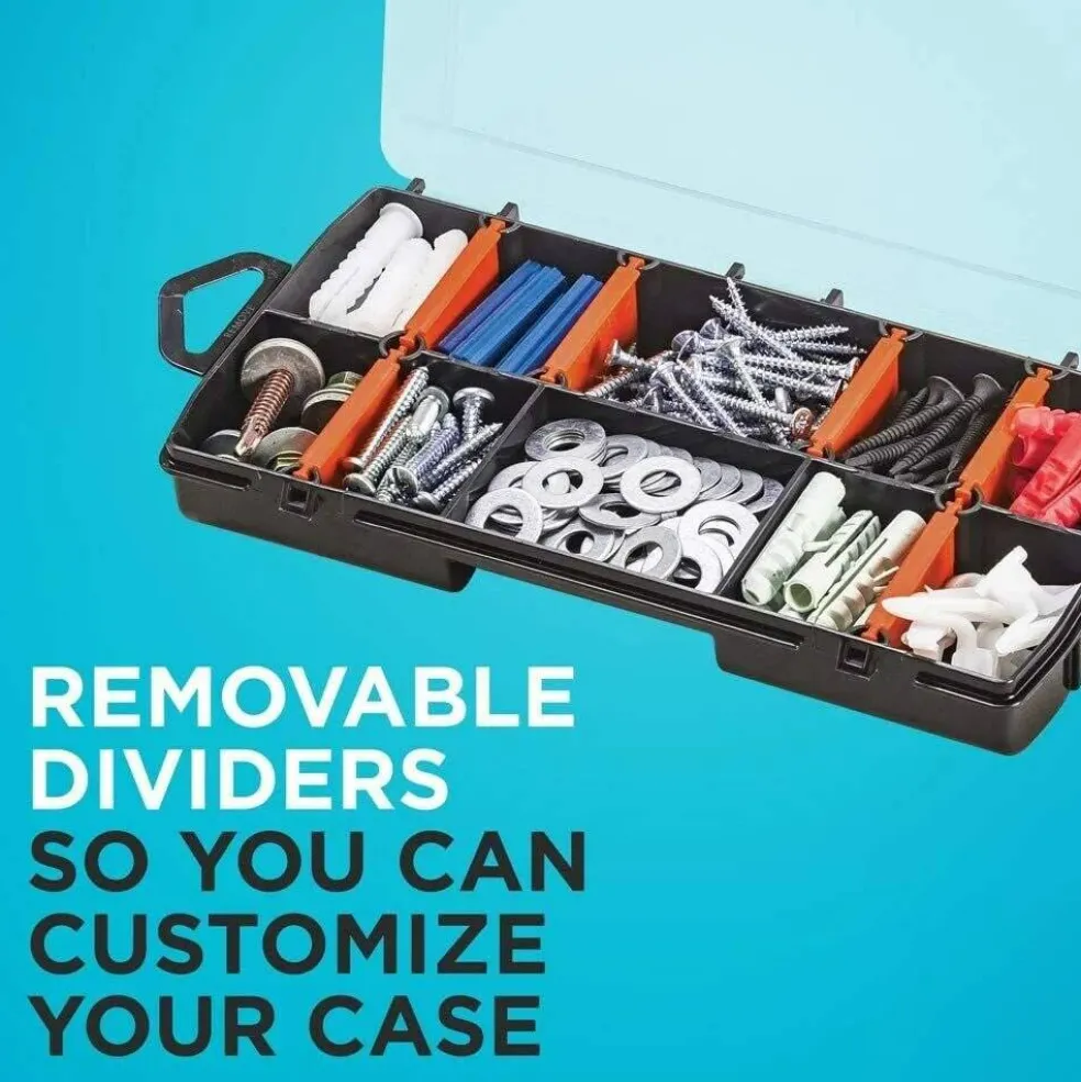 Black & Decker 10-Compartment 16 in. Toolbox and Organizer