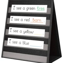 Black Desktop Pocket Chart