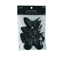 Black & Diamond Butterfly Accents, 3ct. by Ashland®