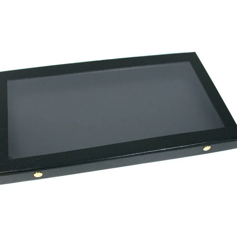 Black Display Case Box Necklace Bracelet Showcase Tray