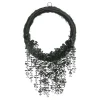 27" Black Dripping Eucalyptus Wreath by Ashland®