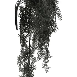 24" Black Dripping Fern Bush by Ashland®