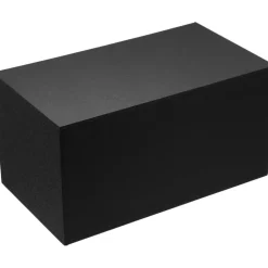Black FindingKing 5-Drawer Jewelry Storage Case w/ 5 Gray Plastic Slotted Trays