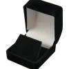 36 Black Flocked Earring Gift Boxes