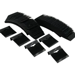 100 Black Flocked Earring Hanging Display Cards Jewelry 1 1/2"