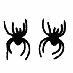 4" Black Flocked Spider Plastic Accents, 2ct. by Ashland®